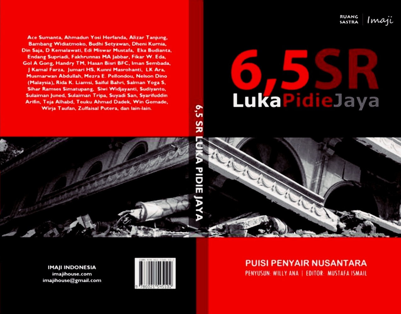 Buku Puisi 5,6 SR Luka Pidie Jaya